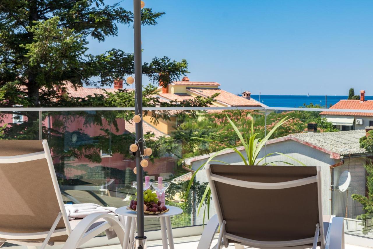 Villa Elena Deluxe Mit Whirlpool Und Beheiztem Pool Am Meer Und Wunderschoenen Blick Auf Die Brijuni Inseln Fažana Kültér fotó