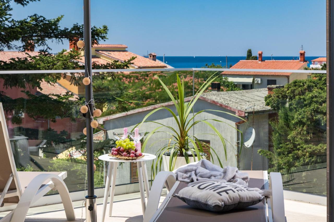 Villa Elena Deluxe Mit Whirlpool Und Beheiztem Pool Am Meer Und Wunderschoenen Blick Auf Die Brijuni Inseln Fažana Kültér fotó